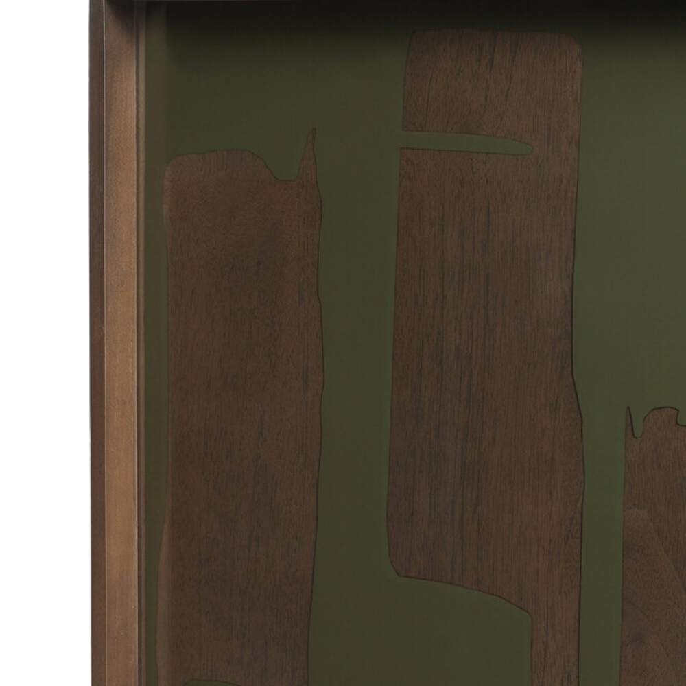Ethnicraft Square Second Nature Tray – Solid Wood Square Tray with Natural Finish & Modern Profile