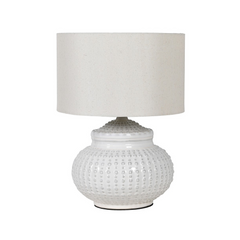 Blake Cream Table Lamp with shade