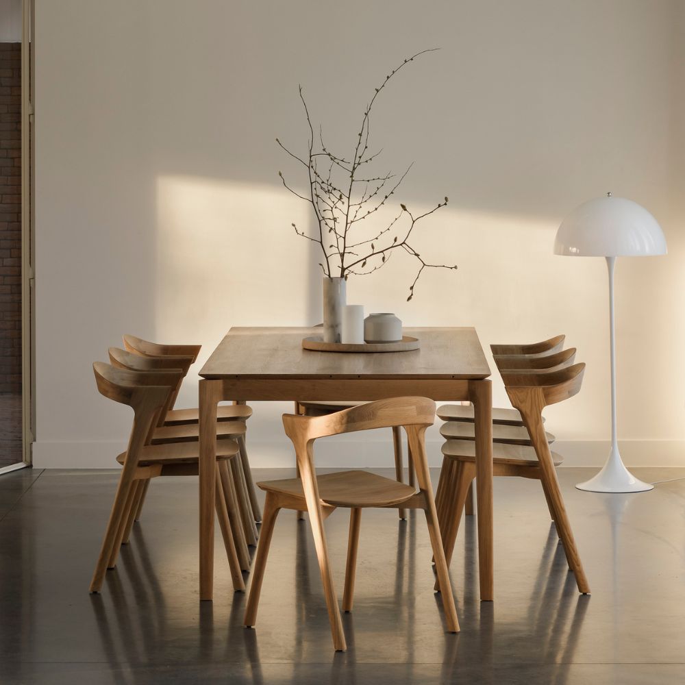 Ethnicraft Bok Dining Chair in Solid Oak or Teak