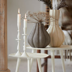 Cressida Candle Holder - Cream