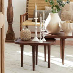 Cressida Candle Holder - Cream