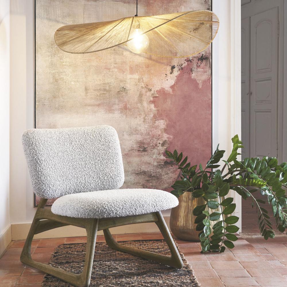 Blanc D'Ivoire Zoe Natural Foam Armchair