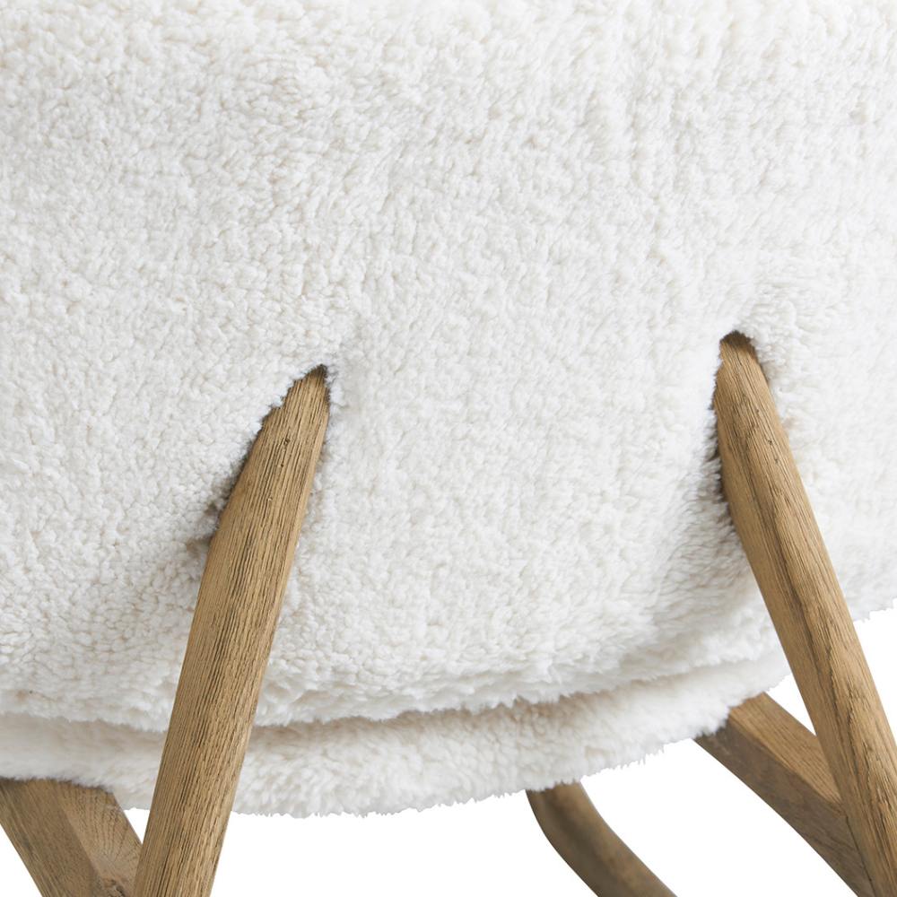 Blanc D'Ivoire Zoe Natural Foam Armchair
