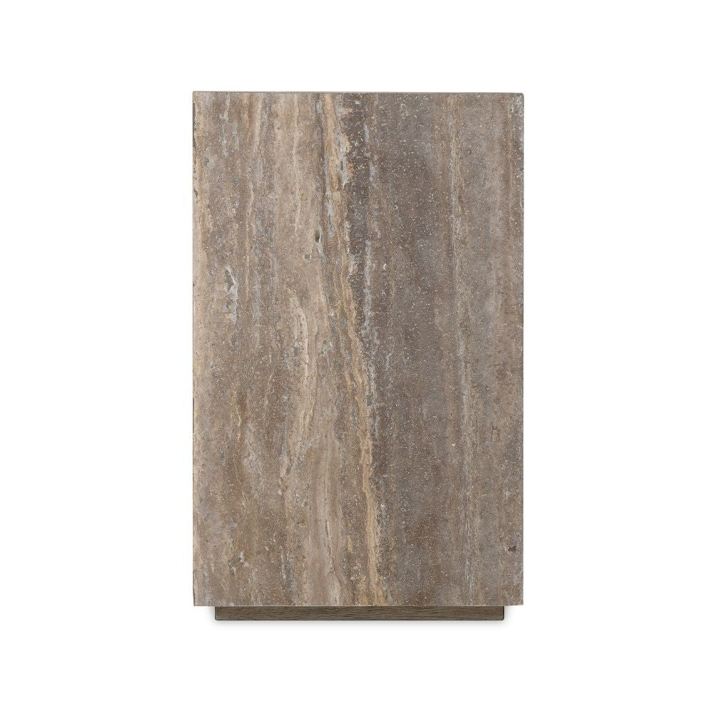 Accord Travertine Side Table