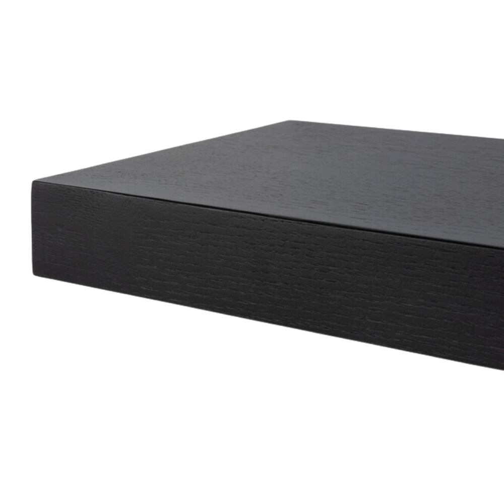 Ethnicraft Wall Shelf – Solid Wood Floating Wall Shelf with Minimalist Clean-Edge Profile