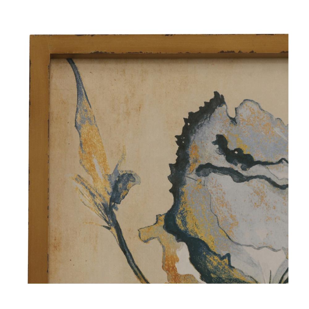 Blue Iris Wall Art - Set of Two