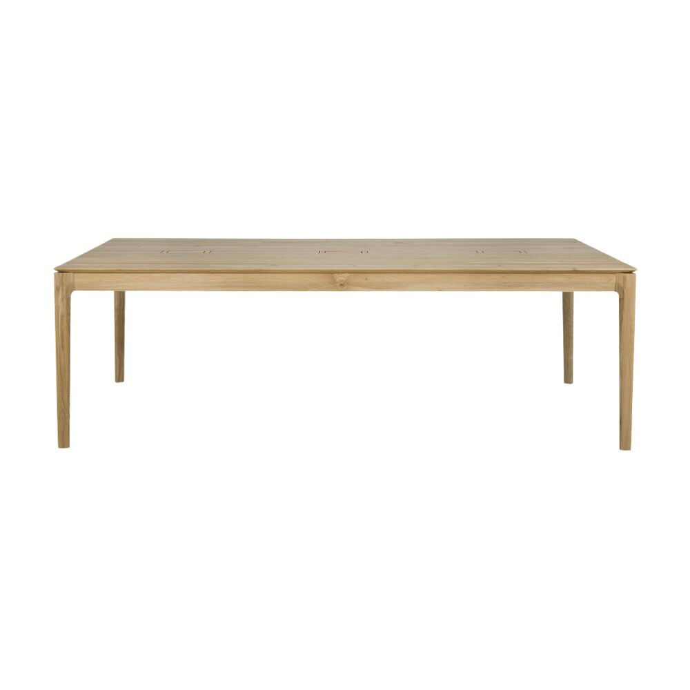 Ethnicraft Bok Cowork Desk – Shared Workspace Desk, Collaborative Solid Wood Design, Co-working Table
