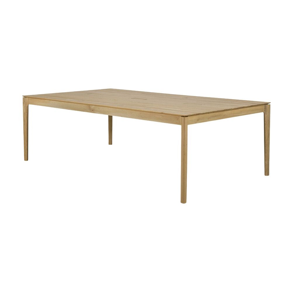 Ethnicraft Bok Cowork Desk – Shared Workspace Desk, Collaborative Solid Wood Design, Co-working Table