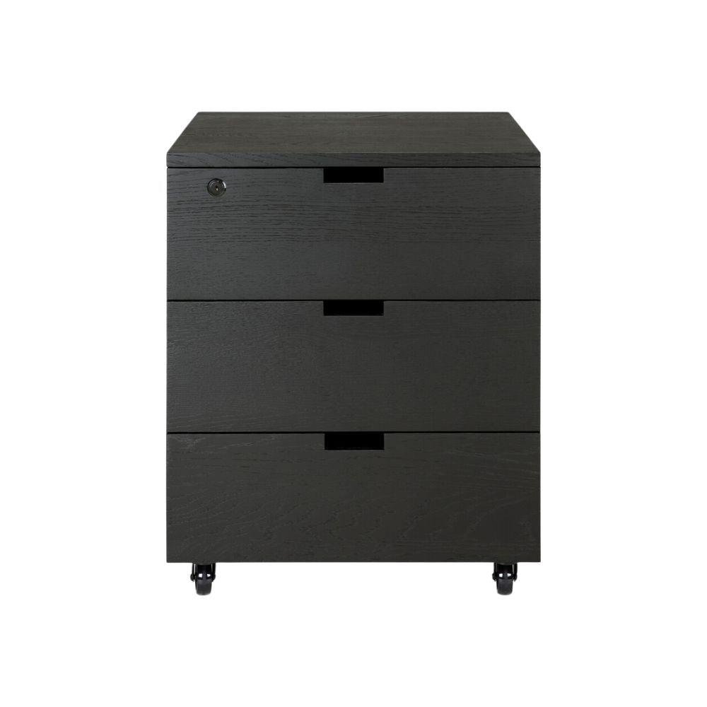 Ethnicraft Billy Drawer Unit – Scandinavian Style Drawer Chest, Streamlined Solid Wood Storage