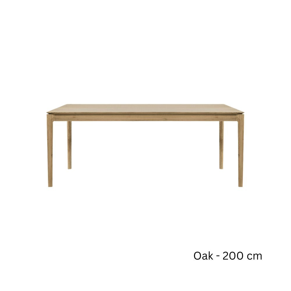Ethnicraft Bok Dining Table in Solid Oak & Teak