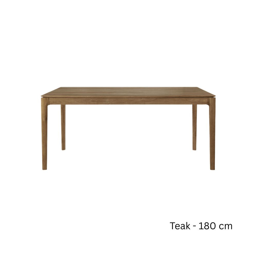 Ethnicraft Bok Dining Table in Solid Oak & Teak