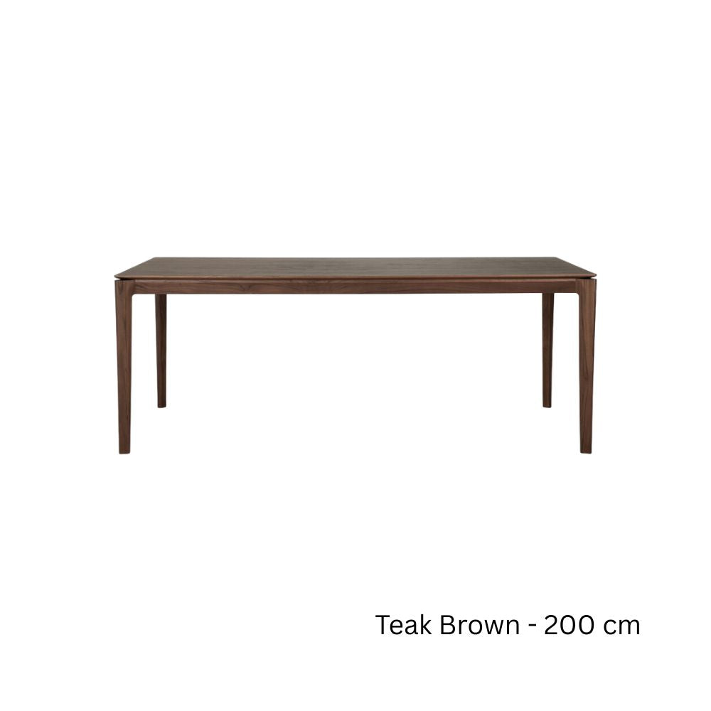 Ethnicraft Bok Dining Table in Solid Oak & Teak