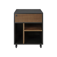 Ethnicraft Oscar 1-Drawer Unit – Compact Solid Wood Bedside Drawer Unit, Minimalist Scandinavian Design