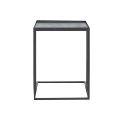 Ethnicraft Square Tray Side Table – Metal Frame Side Table with Interchangeable Square Tray Top