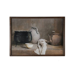 Brook Framed Kitchen Pot Wall Art
