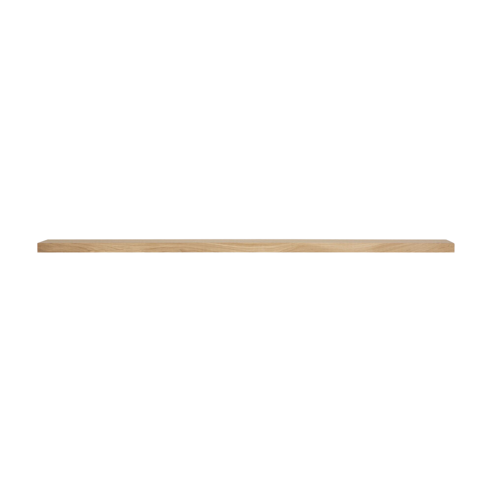 Ethnicraft Wall Shelf – Solid Wood Floating Wall Shelf with Minimalist Clean-Edge Profile