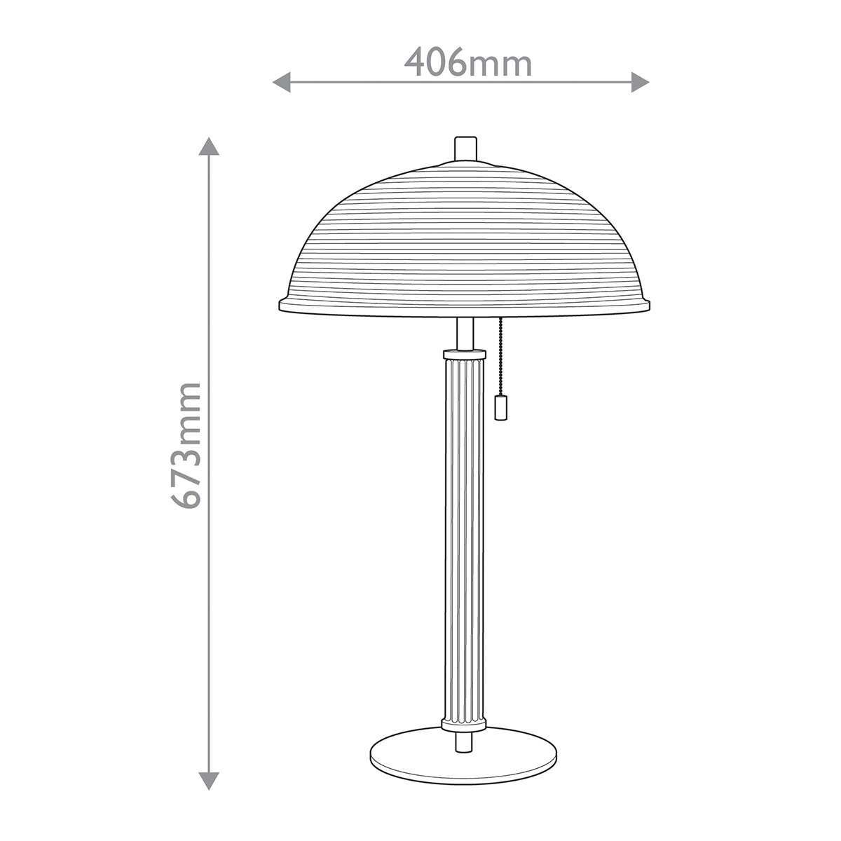 Annette 2 lt Table Lamp