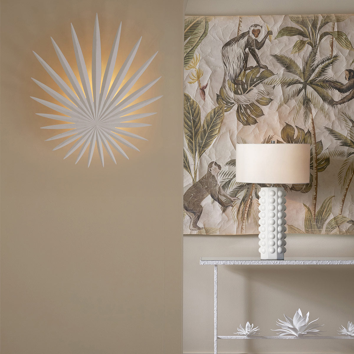 Bismarkia 3 lt Wall Light
