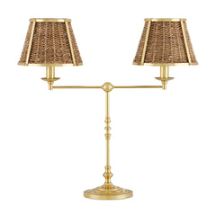 Deauville 2 lt Desk Lamp