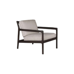Ethnicraft Jack Lounge Chair Leather Fabric Natural Foam Modern Scandinavian Armchair
