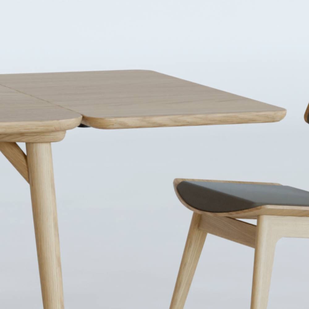 Aimee Bespoke Extendable Dining Table in FSC Solid Ash
